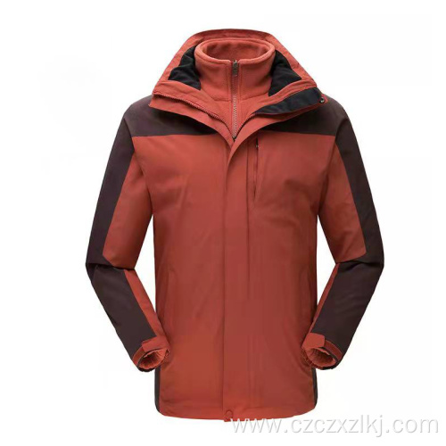 Plain double quilted padded track jacket